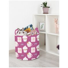 Корзина для игрушек JoyArty "Кофе с пирожным" 35x35 см