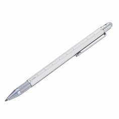 Ручка шариковая многофункциональная "CONSTRUCTION SLIM" #PIP28/SI Troika 146 х 9 х 11 мм