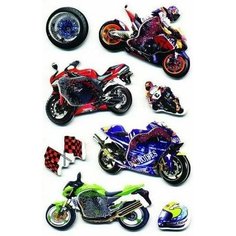 Fancy Creative FD060081 Наклейки с бусинами и пайетками автосалон 11,5*22см, ассорти 3 дизайна, п/п с европодвесом fancy creative