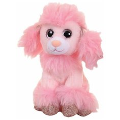 Мягкая игрушка Собачка Карамелька, розовая 14 см A Btoys