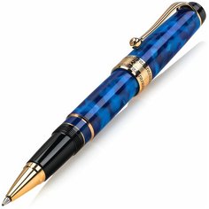 Ручка-роллер AURORA Optima Variegated Blue Gold Plated Trim (AU 975-BA)
