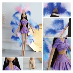 Интерьерная кукла "Бьянка", набор для шитья 21 × 0,5 × 29,7 см Арт Узор
