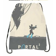 Сумка-мешок для обуви Portal 2, Портал 2 №7 Migom