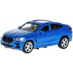 Машинка металлическая ТехноПарк BMW X6 12см синяя X6-12-BU