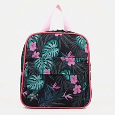 Зфтс Рюкзак на молнии, наружный карман, цвет чёрный