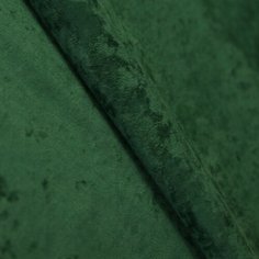 Ткань мебельная отрезная бархат Kreslo-Puff NUVOLA 72, зеленый, 1 метр, для обивки мебели, перетяжки, реставрации, рукоделия, штор
