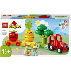 Конструктор LEGO DUPLO 10982 Фруктово-овощной трактор, 19 дет.