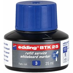 Заправка для маркера по доске EDDING BTK25, капиллярная система, 25 мл, синяя