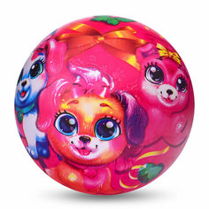 Мяч пвх Питомцы, 23 см, полноцвет, в сетке Играем вместе