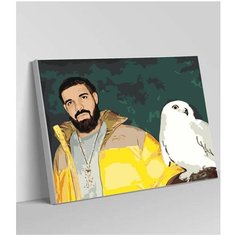 Картина по номерам на стену "Drake" "Дрейк" Раскрасим сами