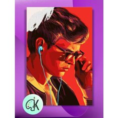 Картина по номерам на холсте Малыш на драйве, 40 х 60 см КУЛЬТУРА ЦВЕТА