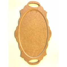 Поднос фигурный №6 410*240 заготовка для декупажа и росписи Хохлома магазин.рф