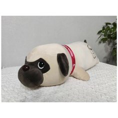 Мягкая игрушка Мопс 100 см Нет бренда