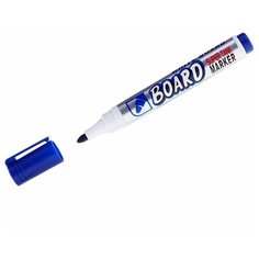 Маркер для досок Crown Multi Board (круглый наконечник, 3мм, синий) 12шт. (CBM-1000)