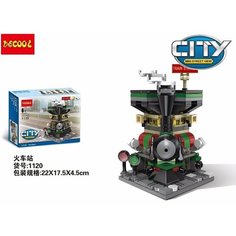 Конструктор DECOOL "Городские здания" 1120 (City) 251 деталь Jisi Bricks (Decool)