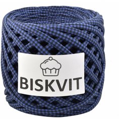 Трикотажная пряжа Biskvit цвет Шерлок, 100 м, лицевая, 7 мм, Бисквит ленточная