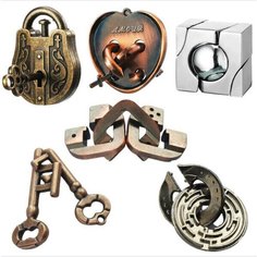 Головоломка "Раздели на части" металл, 1 шт. Puzzle