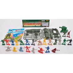 Набор солдатиков армия фигурки военных с аксессуарами защитники HN66A в пакете Tongde