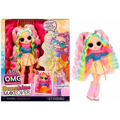 Кукла L. O. L. Surprise! OMG Sunshine Makeover Bubblegum DJ Sunshine Makeover, 25 см. Баблгам Диджей. Артикул 589426EUC / 41763 LOL