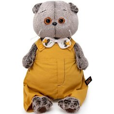 Мягкая игрушка Басик в полукомбинезоне с бантом , 22 см (Ks22-232) Budi Basa Collection