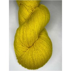Пряжа для вязания шерсть 8/2 Yellow 200-210 г. Нет бренда