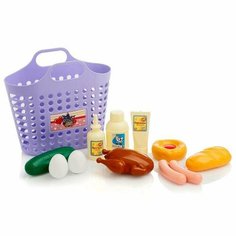 Игровой набор "Продуктовая корзинка" 12 предметов, цвета микс СТРОМ