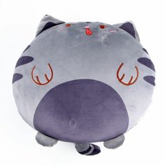 Мягкая игрушка-подушка "Кот", 43 см, цвет серый Нет бренда