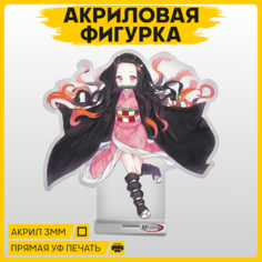 Фигурка из акрила статуэтка Аниме Клинок Рассекающий демонов Незуко 15х15см 1-я Наклейка
