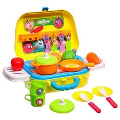 Игровой набор "Весёлая кухня", Смешарики, с аксессуарами, в сумке