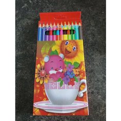 Набор цветных карандашей, 12 цв. Нет бренда
