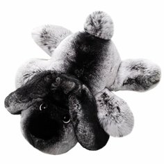 Мягкая игрушка собака из натурального меха Вилли шиншилла Holich Toys