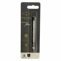 Стержень шариковый Parker Quinkflow Z08 , 98 мм, 0,7 мм, металлический, чёрные чернила (комплект из 2 шт)