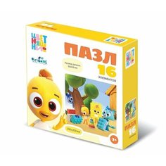 Пазл Origami Цветняшки, 16 элементов "Идем играть" 250х250 мм