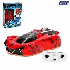 Антигравитационная машинка, радиоуправление, ездит по стенам, аккумулятора, цвет красный Нет бренда