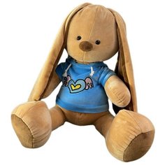 Мягкая игрушка Заяц с длинными ушам/ Голубенький Китай