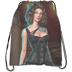 Мешок - сумка для обуви Kлуб Poмaнтики: Гpeшный Лoндoн № 2 Bugrikshop