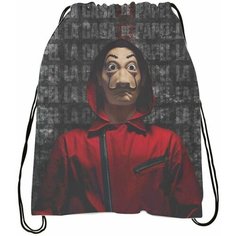 Мешок-сумка для обуви Бумажный дом - La casa de papel № 21 Bugrikshop