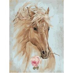 Картина по номерам Романтичная лошадь 40х50 см АртТойс