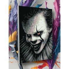 Картина по номерам Пеннивайз Оно Клоун Пеннивайз Круто красим