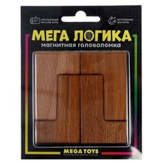 Магнитная головоломка по системе раннего развития Никитина, 4 детали Мега Тойс