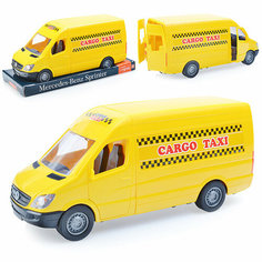 Автомобиль «Mercedes-Benz Sprinter» грузовой (жёлтый) на планшетке ТИГРЕС