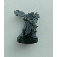 Гном (Dwarf) Дворф Воин. Миниатюра для настольных игр. Фигурка ДнД / Dungeons & Dragons. Размер 30 мм Нет бренда