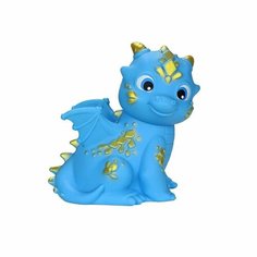 Игрушка ПВХ Дракон синий 15см Весна