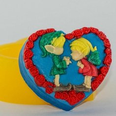 Силиконовая форма для мыла Эльфы, для свечей, гипса 1шт 7 х 6 х 3 см Нет бренда