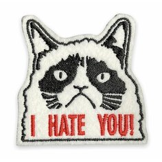 Патч кот I hate you Shevronoff