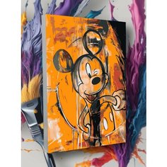 Картина по номерам Микки Маус Mickey Mouse Мультгерой Круто красим