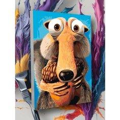 Картина по номерам Скрат Ледниковый период Манюня ice age Круто красим