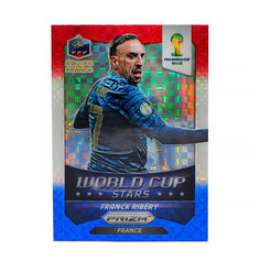 Коллекционная карточка Panini Prizm FIFA WORLD CUP 2014 - #WCS-15 Franck Ribery - Red, White and Blue Power Plaid Prizms S0323
