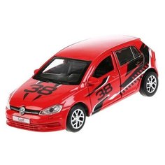 Машина Volkswagen Golf Спорт 12 см красная металл инерция GOLF-S Технопарк
