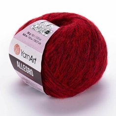 Пряжа YARNART Allegro (YarnArt), т. красный - 711, 13% шерсть, 41% полиамид, 46% акрил, 10 мотков, 50 г, 145 м.